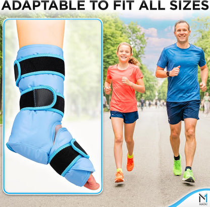 Ankle Ice Pack Wrap for Foot Pain Relief and Feet Injuries - by Mata1