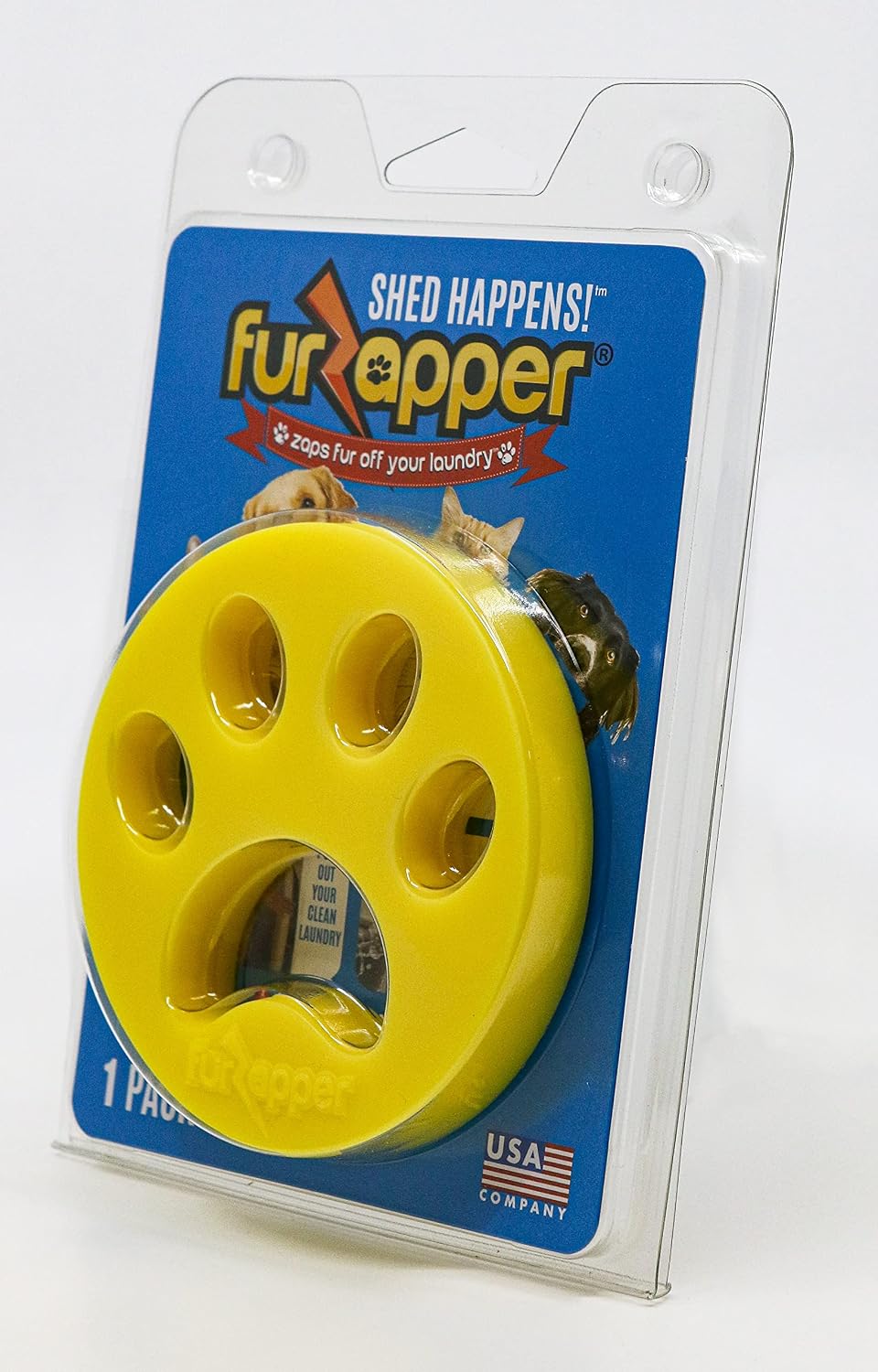 2 Pack FurZapper Pet Hair Remover for Laundry - Reusable Dog & Cat Hair Remover Tool As Seen on Shark Tank - Removes Pet Fur, Hair, Lint, Dander from Clothes & Laundry - One FurZapper Per Pet
