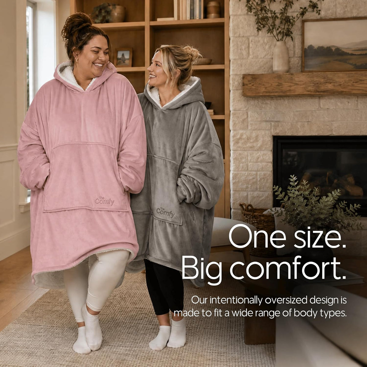 THE COMFY Original | Shark Tank | Patented | Sherpa Wearable Blanket Hoodie
