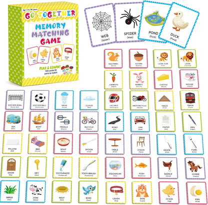 gisgfim 100 PCS Memory Matching Game Famous Paintings Concentration Memory Card for Adults Learning Educational Game A Fun & Fast Artworks Theme Matching Games