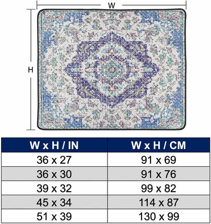 Magnetic Fireplace Cover Grey Medieval Flowers Fireplace Screen Decorative Retro Bohemian Pattern Insulation Fireplace Blocker Save Energy Fireplace Draft Stopper Covers for Living Room 39x32 Inch