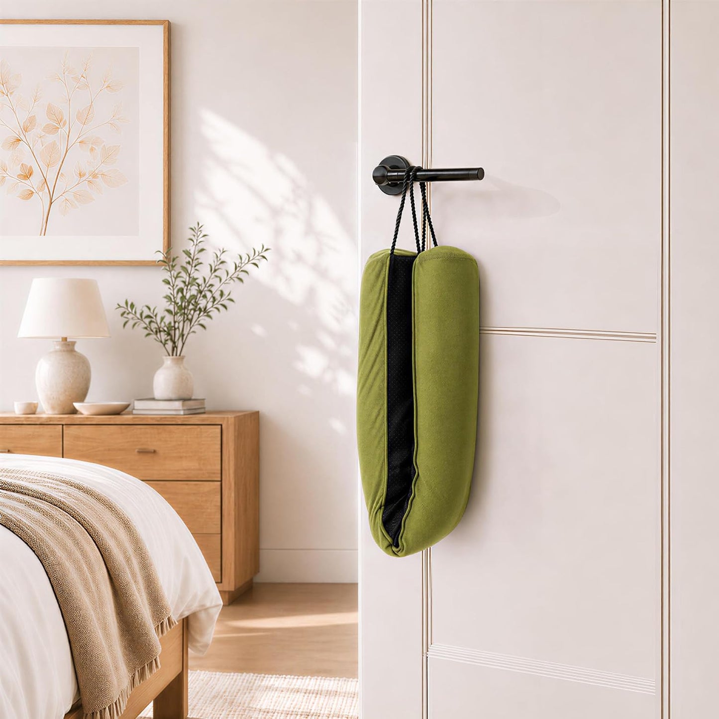 Door Draft Stopper, Removable Washable Cover, 38", Gray | Weighted Gap Filler, Blocks Hot and Cold Air, All-Season Seal, Easy Install, Noise & Wind Blocker, Home Essentials