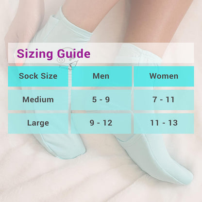 Zomaple Cold Therapy Socks, 2 Gel Packs for Neuropathy & Hot Feet Comfort