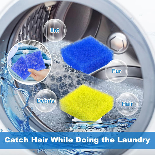 6PCS Pet Hair Remover for Laundry Reusable, Hair Catcher for Washing Machine, Dog & Cat Fur Remover Tool, Lint Remover Balls Washer Dryer for Clothes, Blankets, Safe for All Fabrics