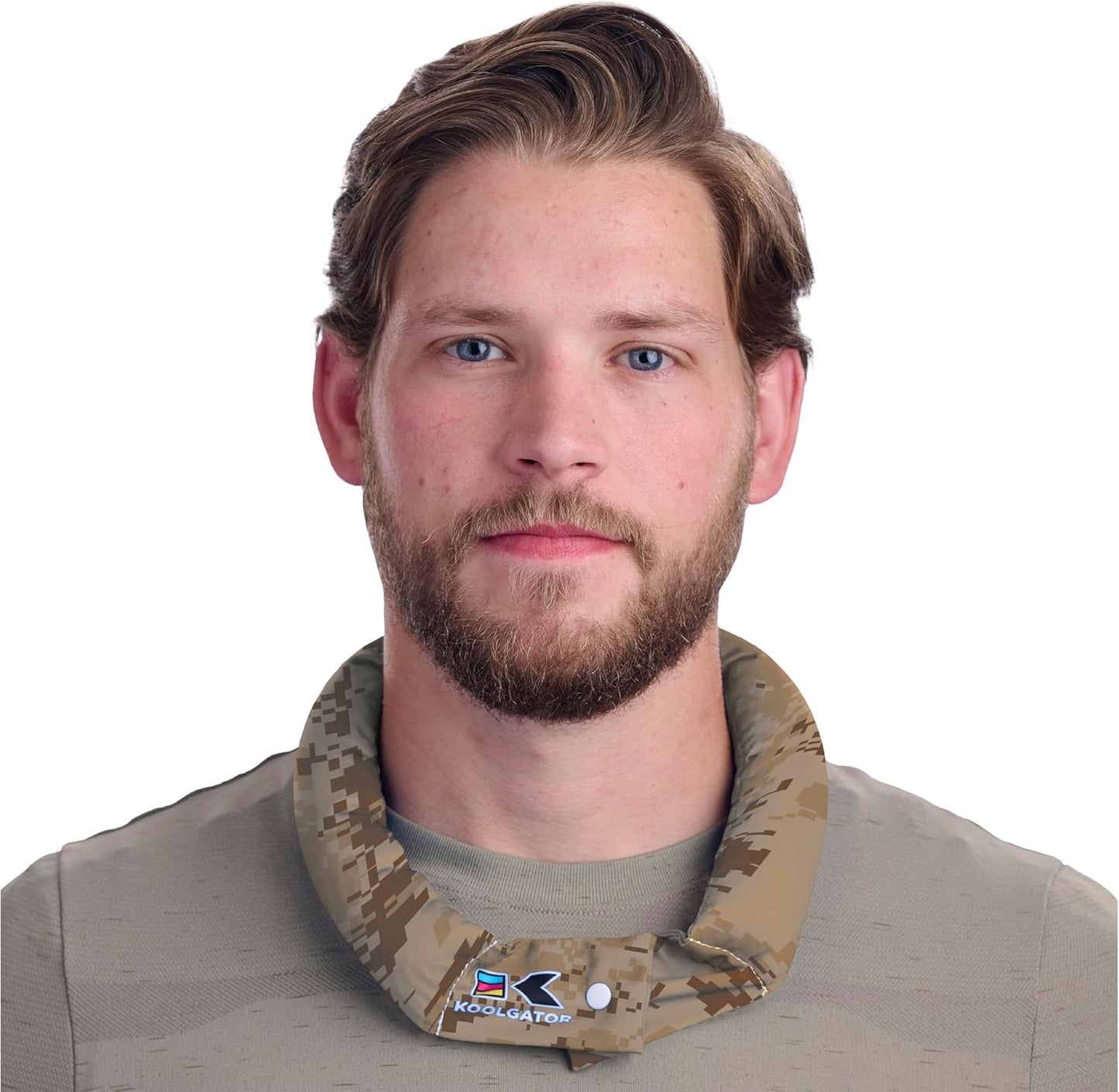 KOOLGATOR Evaporative Cooling Neck Wrap, Blue Paisley, 1 Pack | Reusable Neck Cooler with Long Lasting Relief During Hot Weather Activities, Sports, & Outdoor Work
