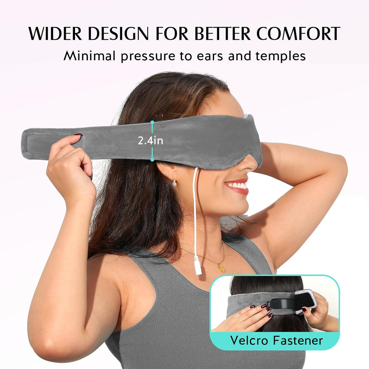 YFONG Heated Eye Mask, Warm Eye Compress Mask for Dry Eyes, Sleep Mask