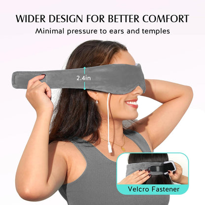 YFONG Heated Eye Mask, Warm Eye Compress Mask for Dry Eyes, Sleep Mask