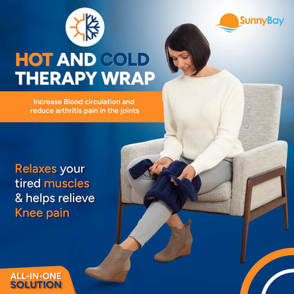 SunnyBay Microwavable Heating Pad, Bean Bag Wrap, 10x18 inch, 2.8 lb