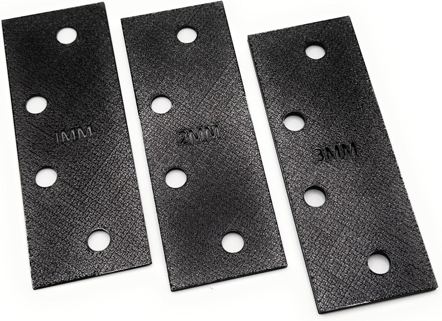 Door Hinge Shims (Set of 3) Hinge Spacer for Interior and Exterior Door Alignment - for 3.5", 4" and 4.5" Standard Hinges (3mm Thick, White, 3.5-inch)