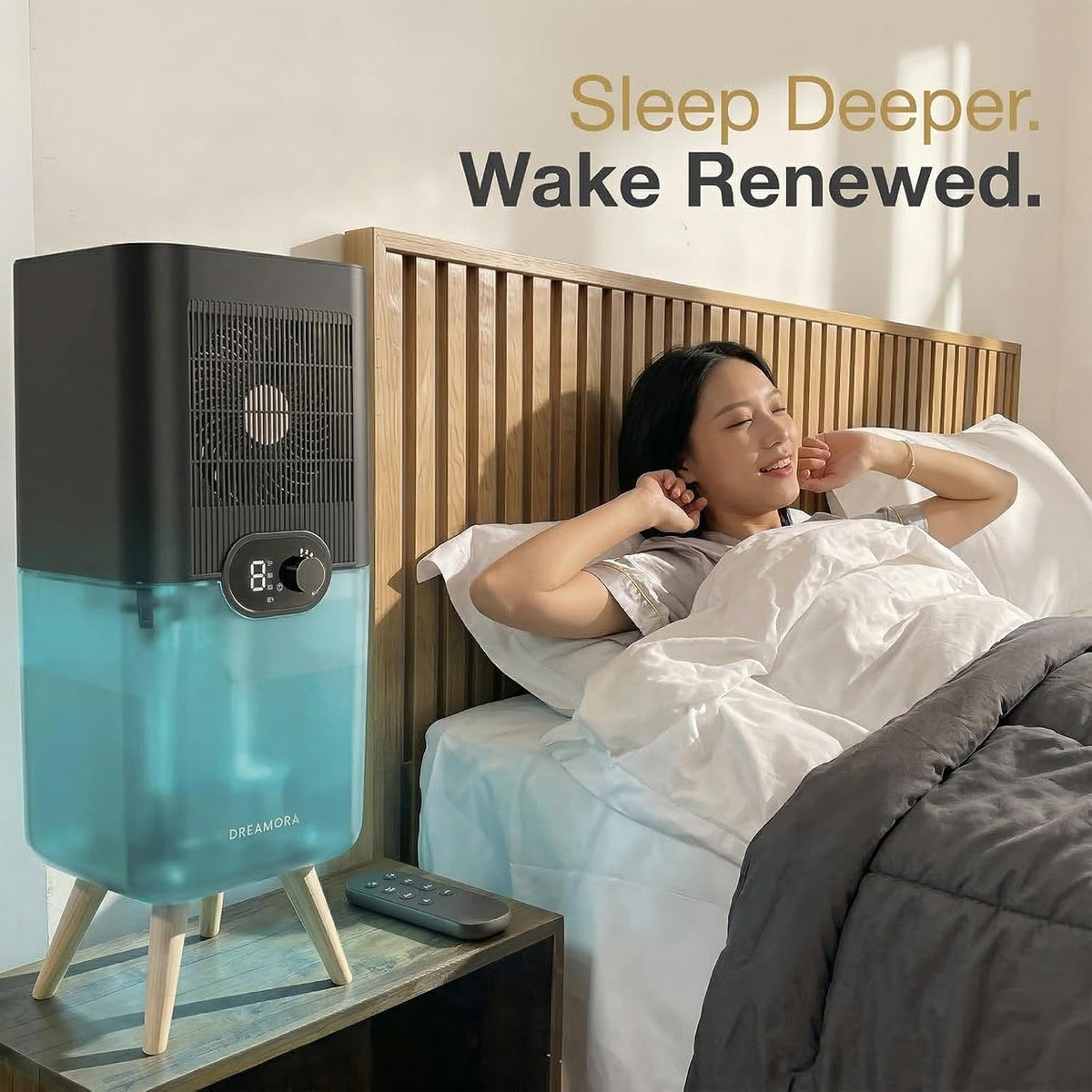 DREAMORA Luna Bed Cooling System for Hot Sleepers, Twin Size for 1 or 2