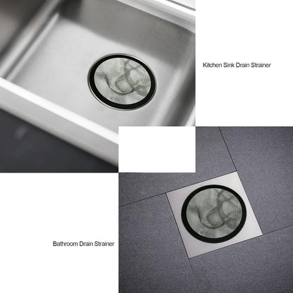 Sink Strainer,Drain Hair Catcher for Bathroom Bathtub Drains(2.75" / 1") | Bathroom Sink Drain Strainer,2PCS Drain Mesh Baskets for Laundry, Mop Pool, RV Sink