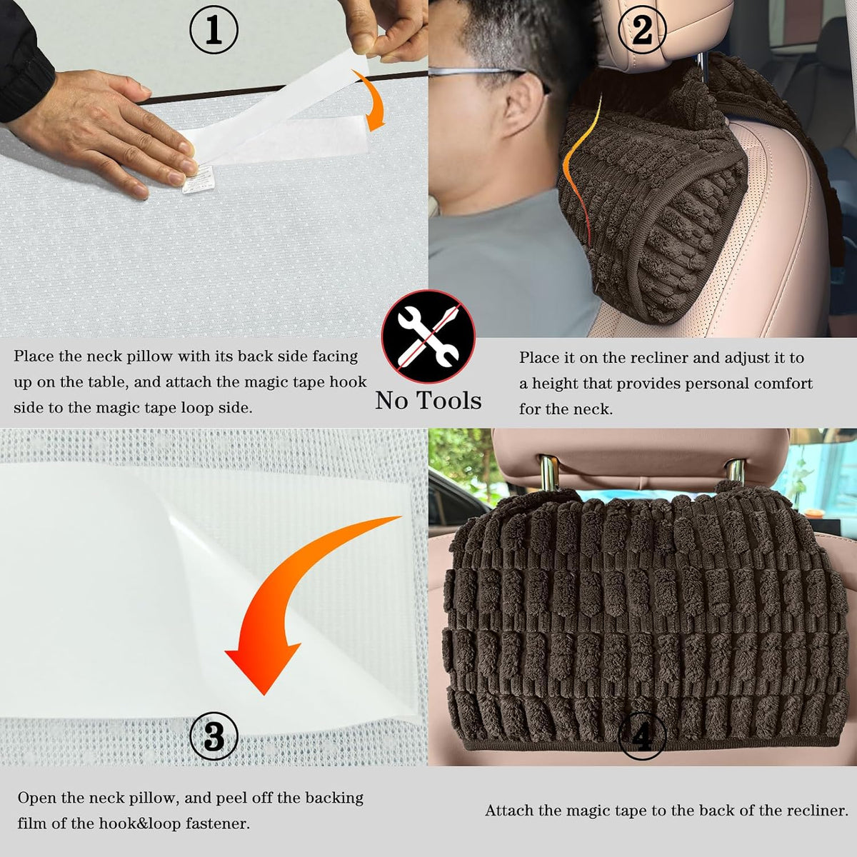 Memory Foam Recliner Neck Pillow.
