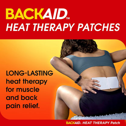 Backaid Heat Therapy Patch, Air-Activated Therapeutic Heat, Wide