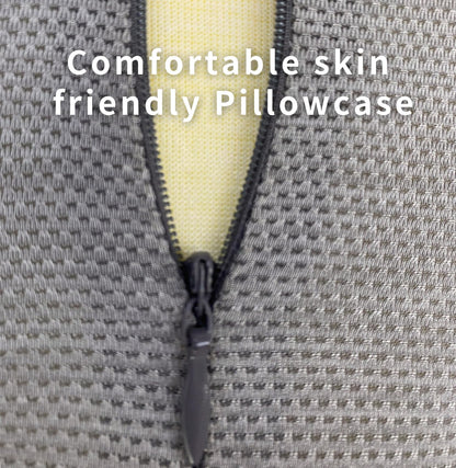 Bespilow Small Neck Roll Pillow for Sleeping, Neck Pillows for Pain Relief | Travel Cervical Support Pillow for Bed Sleep, Round Contour Memory Foam Bolster for Back Sleepers, Breathable Cover, Odorless