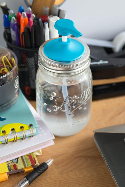 Jarware Herb Saver Lid for Wide Mouth Mason Jars, Green