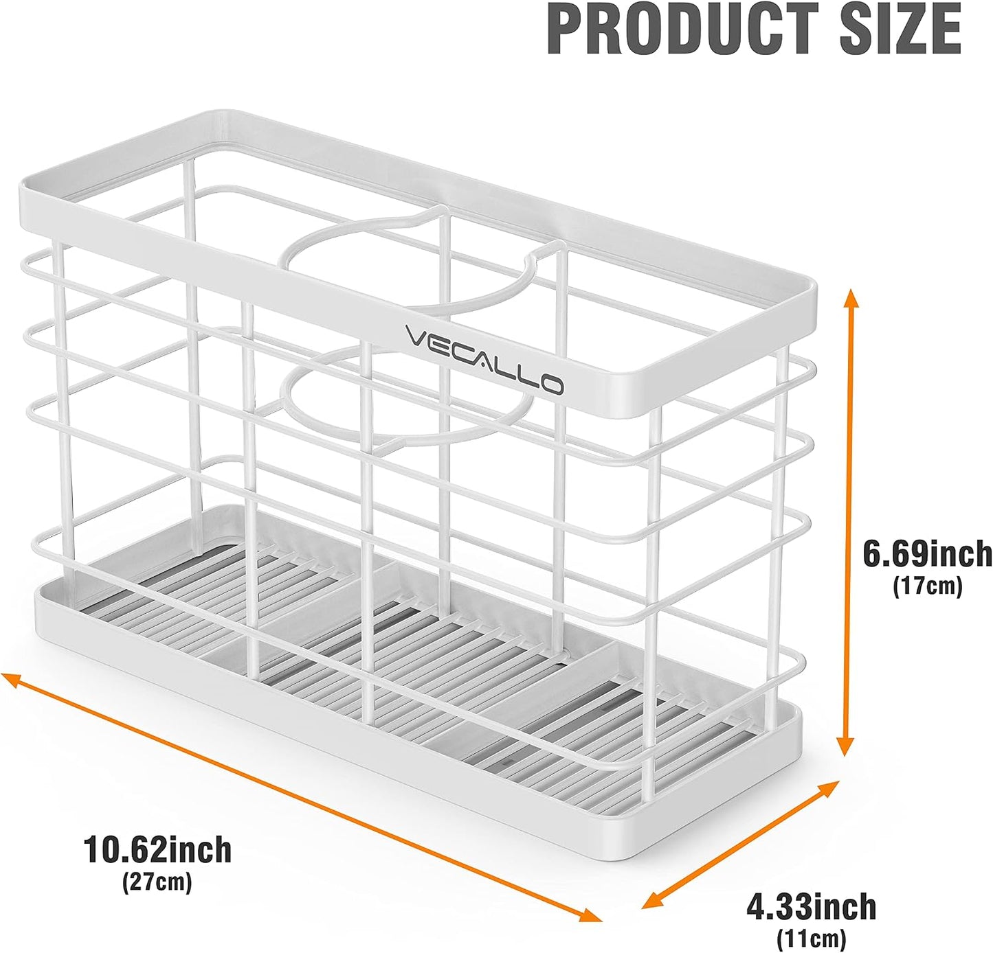 Hair dryer holder cabinet door - Hair tool organizer wall mount | Cabinet Door Bathroom Organizer Hair Care & Styling Tools Storage Basket for Hair Dryer, Curling Irons, Hair Straighteners