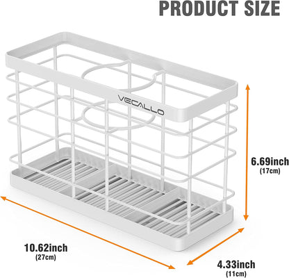 Hair dryer holder cabinet door - Hair tool organizer wall mount | Cabinet Door Bathroom Organizer Hair Care & Styling Tools Storage Basket for Hair Dryer, Curling Irons, Hair Straighteners