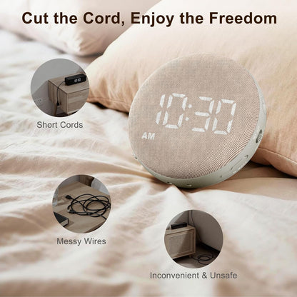 SolaceRise Super Loud Alarm Clock for Hearing Impaired Deaf