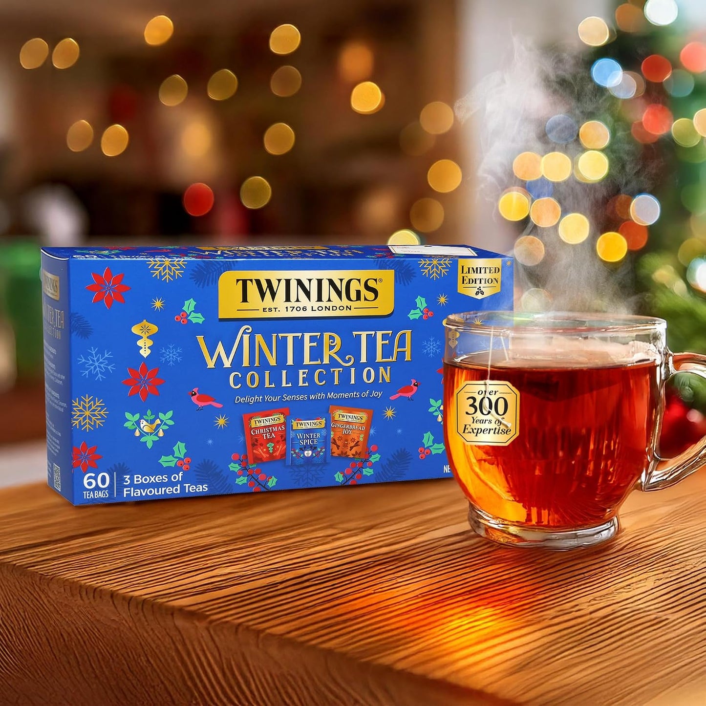Twinings Mango & Pineapple Herbal Tea Individually Wrapped Bags, 20 Count (Pack of 1), Naturally Caffeine-Free, Enjoy Hot or Iced, 20 Teabags