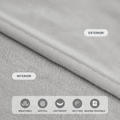 IFNOW Fleece Wearable Blanket with Sleeves, Oversized Snuggle Robe