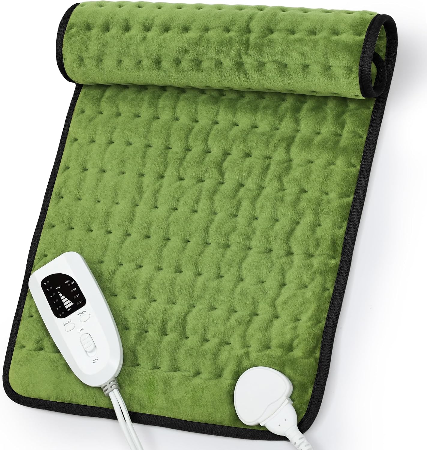 Heating Pad,Heated Blanket,Heating Pad for Back Neck,Grey,24x12 Inch | Electric Heating Pad,Dry/Moist Heat Heating Pads,Heating Pads for Shoulder,Abdomen,Heat Pad for Women Men,Birthday Gift
