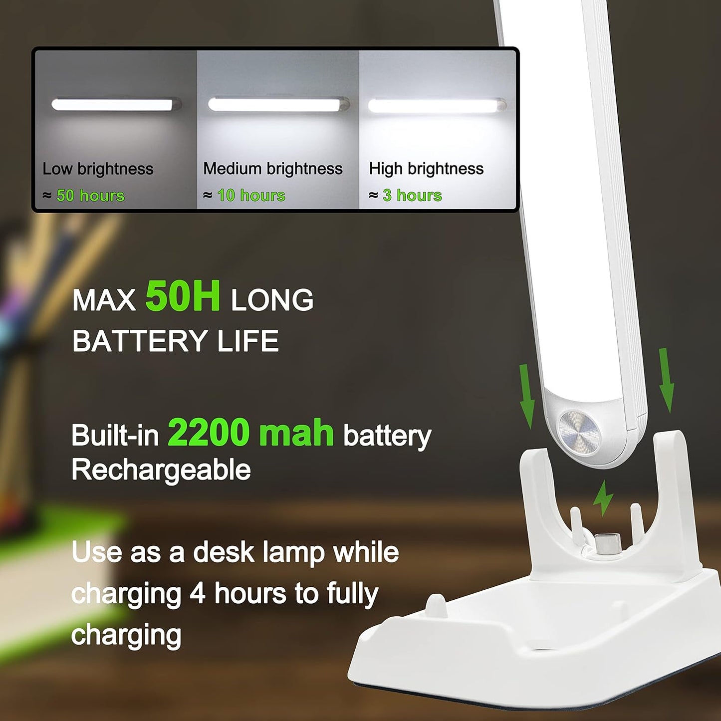 Bunk Bed Lights Dimmable Touch Light Bar Adjustable Color Temperature, Wireless Stick on Lighting for Kids, Wall Reading, Headboard Lamp, Bedroom, Closet, Under Cabinet, 30 LED 2200mAh Rechargeable