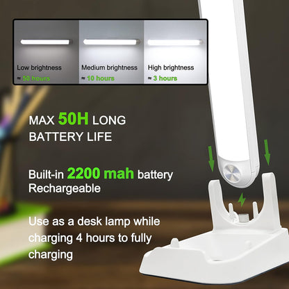 Bunk Bed Lights Dimmable Touch Light Bar Adjustable Color Temperature, Wireless Stick on Lighting for Kids, Wall Reading, Headboard Lamp, Bedroom, Closet, Under Cabinet, 30 LED 2200mAh Rechargeable