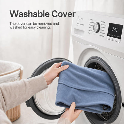 Door Draft Stopper, Removable Washable Cover, 38", Gray | Weighted Gap Filler, Blocks Hot and Cold Air, All-Season Seal, Easy Install, Noise & Wind Blocker, Home Essentials
