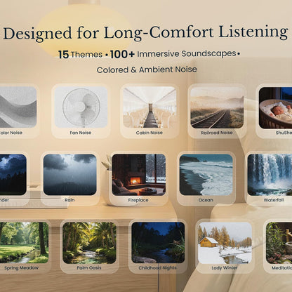 TimeVocalist Schedule Noise Sound Machine|Custom Soundscapes|Alarm Clock