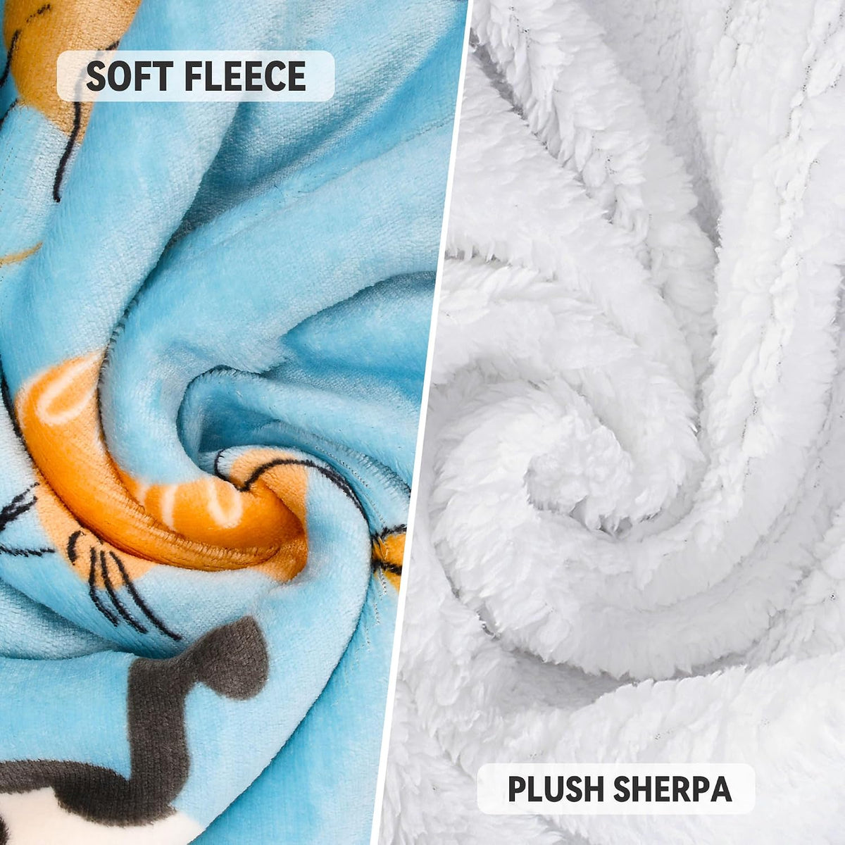 Catalonia Sherpa Wearable Blanket with Sleeves and Pocket for Adults