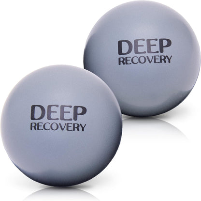 Yoga Deep Tissue Massage Ball Set, Firm Density – 2.9-Inch Myofascial Release Balls for Feet, Back, Neck, Legs & Arms – Trigger Point & Mobility Therapy (2-Pack)