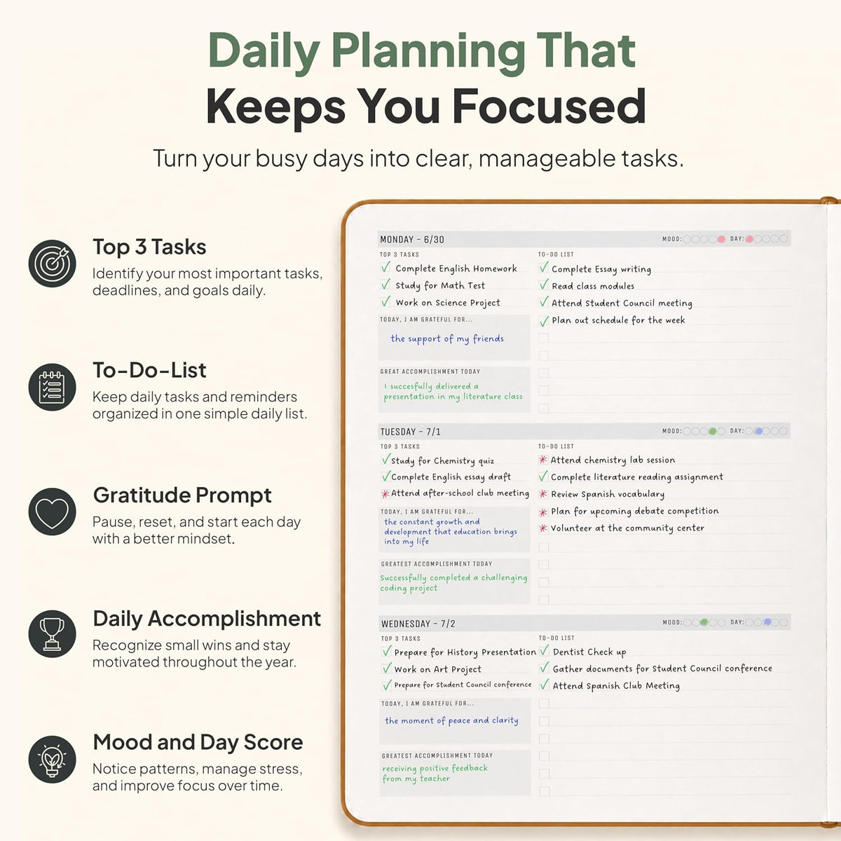 Dated, 2026 Planner, 5.8” x 8.3” - The #1 Productivity Planner to Achieve Your 2026 Goals - Planner 2026-2027 by PRODUCTIVITY STORE (A5, GREY)