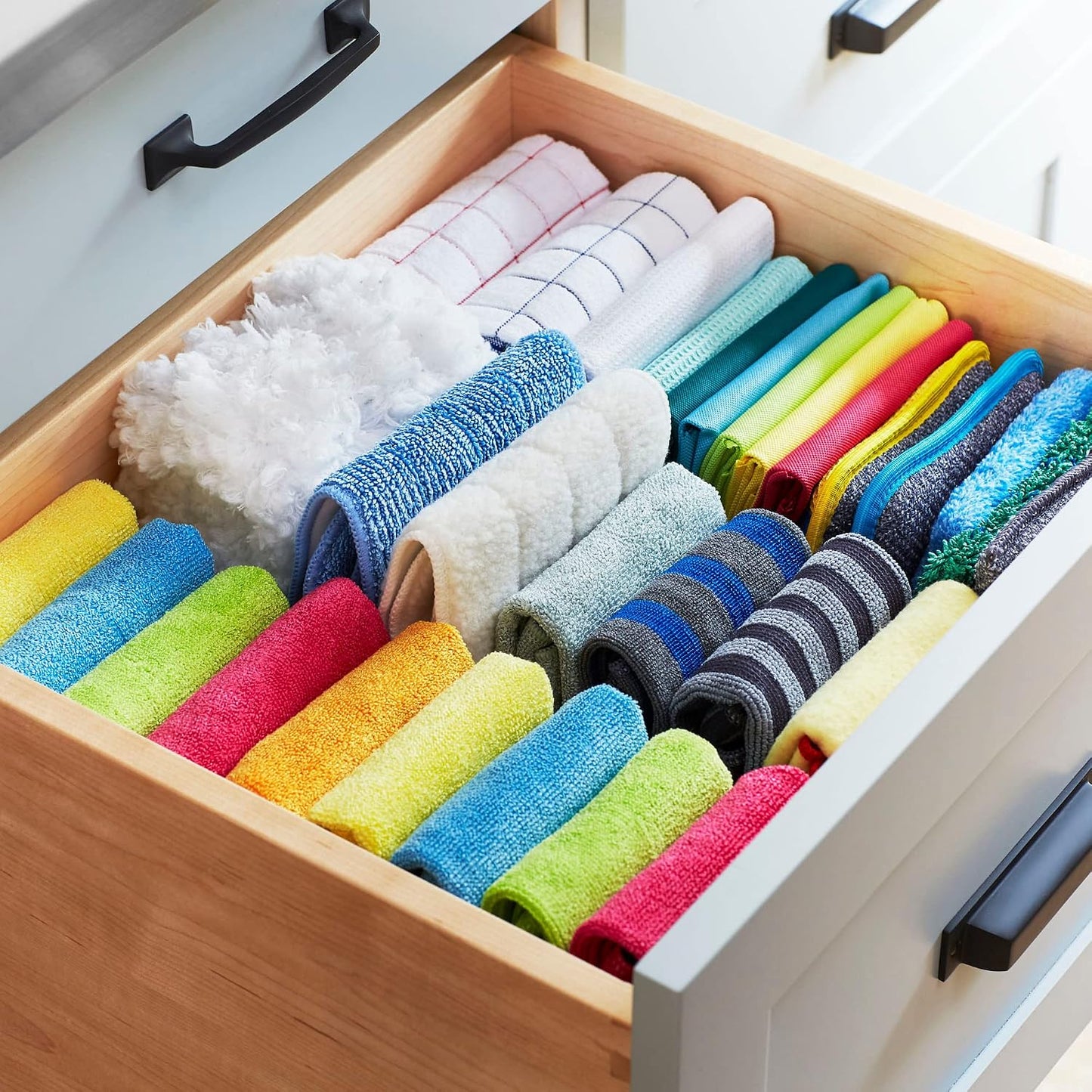 E-Cloth Cleaning & Dusting Wand, Reusable Duster - Blue, 1 Pack | Long Hand Dusters for Cleaning, Washable, Cleans Dust & Pet Hair, Flexible Foam for Hard-to-Reach Ceiling Fan Blades