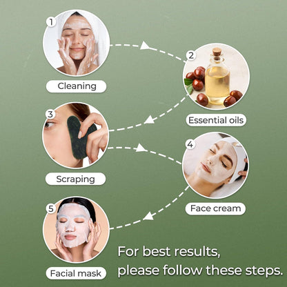 Trigger Point Massage Tool, Gua Sha Tool for Deep Tissue Massage & Fascia Release, Metal Muscle Scraper, Stainless Steel Thumb Saver, Acupressure Myofascial Release Tool, Full Body Pain Relief