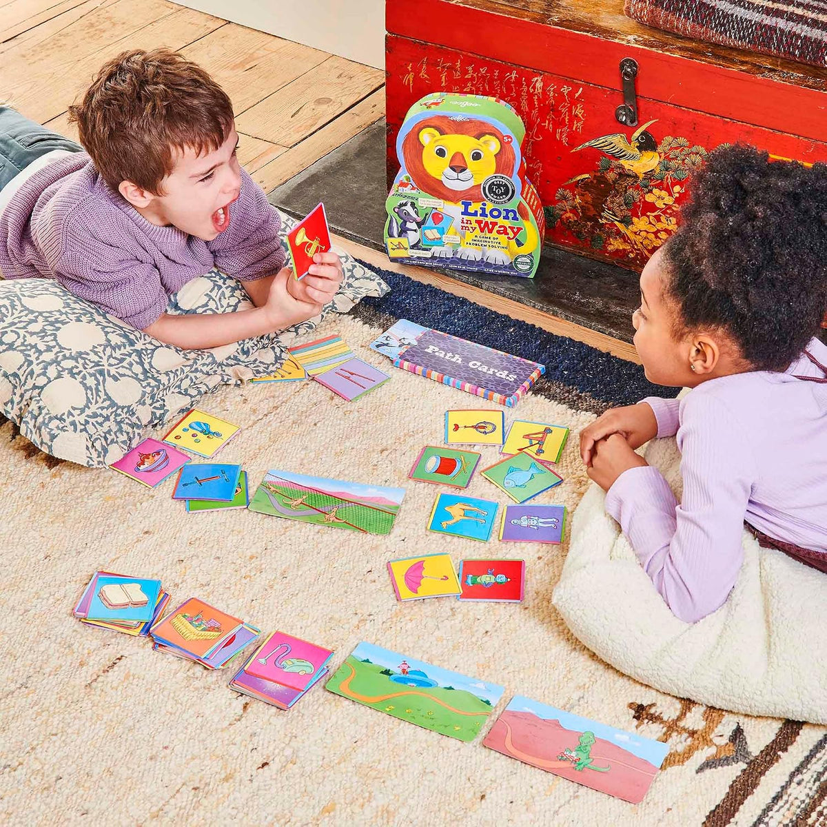 eeBoo Gathering a Garden Board Game - Award Winning Patience & Plant Counting Garden Game, Screen-Free Fun for 2-4 Players, Kids Ages 5 and up