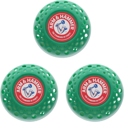 Arm & Hammer OdorBusterz® Odor Eliminator Balls, Clean Burst, 3 Count – Baking Soda Odor Control for Closets, Drawers, Hampers & Small Spaces