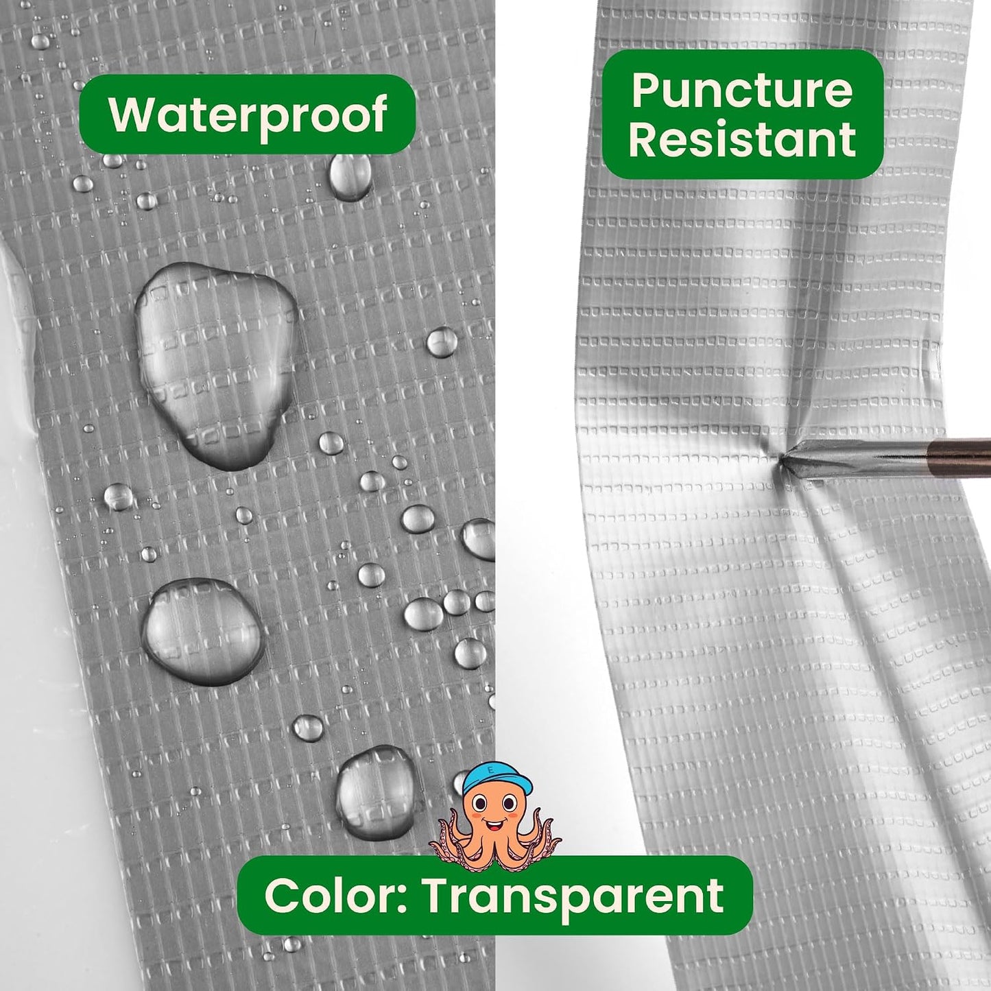 ECOHomes Window Weather Sealing Tape (2 Inch Wide x 90 Ft, Clear) | Weather Stripping Tape, To Stop Drafts Through Window Gaps and AC Units, Insulation Seal for Home and Air Conditioners