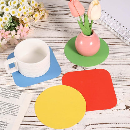 LUTER 4pcs Jar Opener Gripper Pad for Seniors with Weak Hands, Rubber | Multi-function Silicone Bottle Opener Lid Cap Rubber Gripper Pads Kitchen Coasters Gadgets, Light Blue, Green