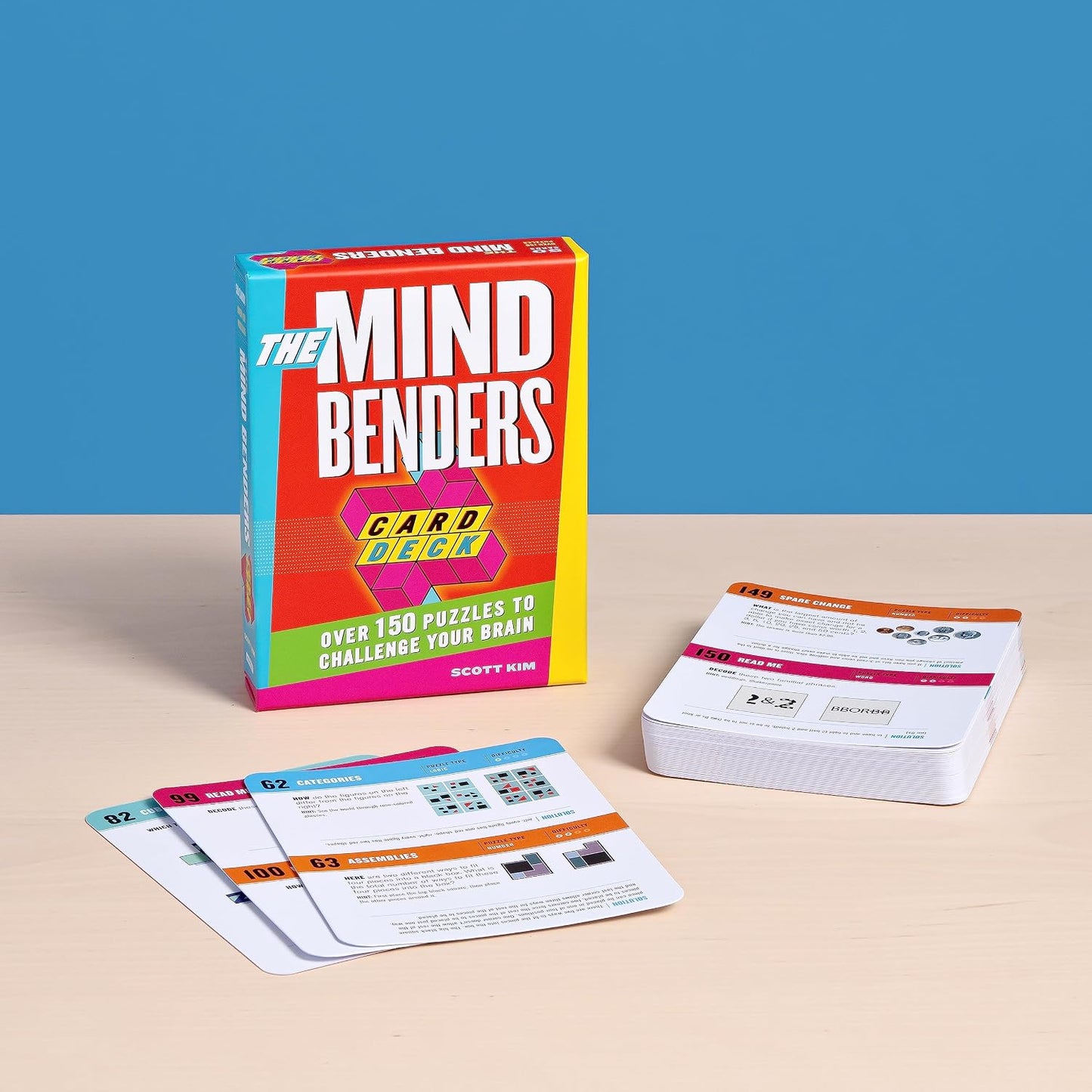 The Mind Benders Card Deck: Over 150 Puzzles to Challenge Your Brain