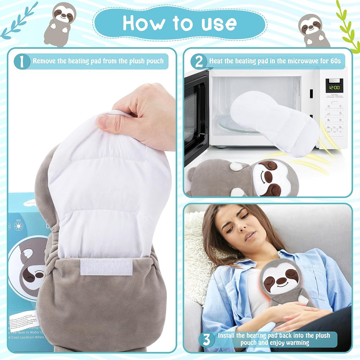 Otter Microwavable Heating Pad