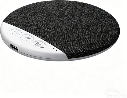 Mini Pillow Speaker for Sleeping, Ultra-Thin Bluetooth Speaker Under Pillow Speaker with White Noise Sound Machine Headphone-Free Sleep Speaker for Adult for Gift-Black