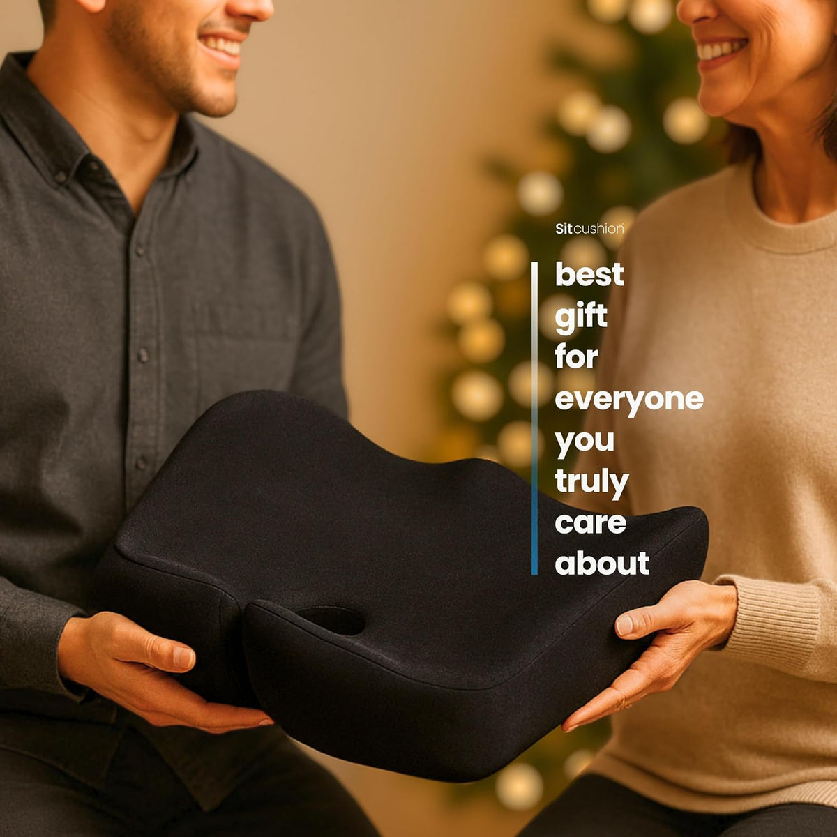 Car Seat Cushion for Driving, Sciatica Pain Relief Car Pillow and Seat Pad