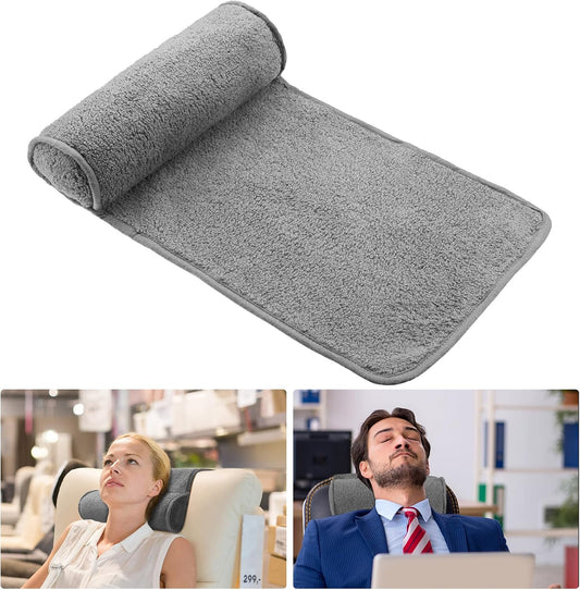 Weysat Head Neck Pillow for Recliner Chair Head Rest Roll, Gray