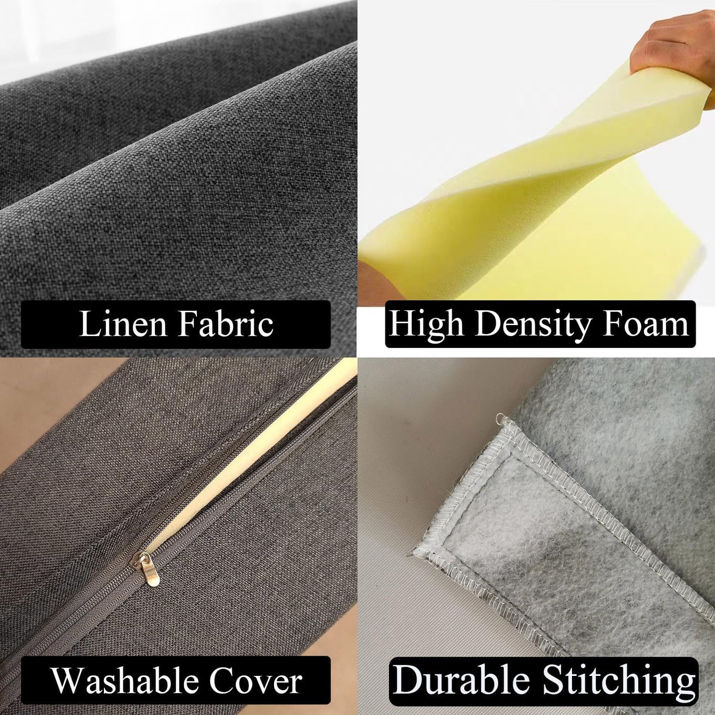 Bed Gap Filler for Headboard Space Filler Bed Crack Pillow Stopper 79x4x6 | Wall Side Mattress Extender Memory Foam Mattress Gap Filler Twin Bed and Small Items From Falling for Removable Cover