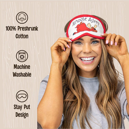 Lazy One Women's Cotton Face Mask for Sleep, Washable Sleeping Mask for Adults