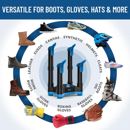 Everlasting Comfort Boot Dryer for Work Boots, Quiet Shoe Dryer, Standard | Portable Shoe Dryer, Compact Design, For Boots, Sneakers, Gloves & Winter Gear, Shoe Warmer, Glove Dryer, Everyday Use