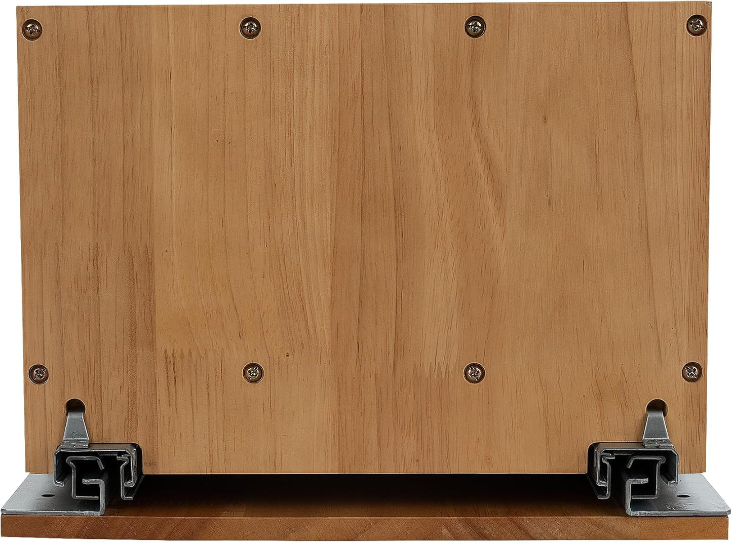 DINDON Pull Out Cabinet Organizer for Pans, Pot lid, Cookie Sheet, Cutting Board, Baking Tray, Slide Out Kitchen Cabinet Storage Organizer, 10.5''W X 21"D X 10.6"H, Wood