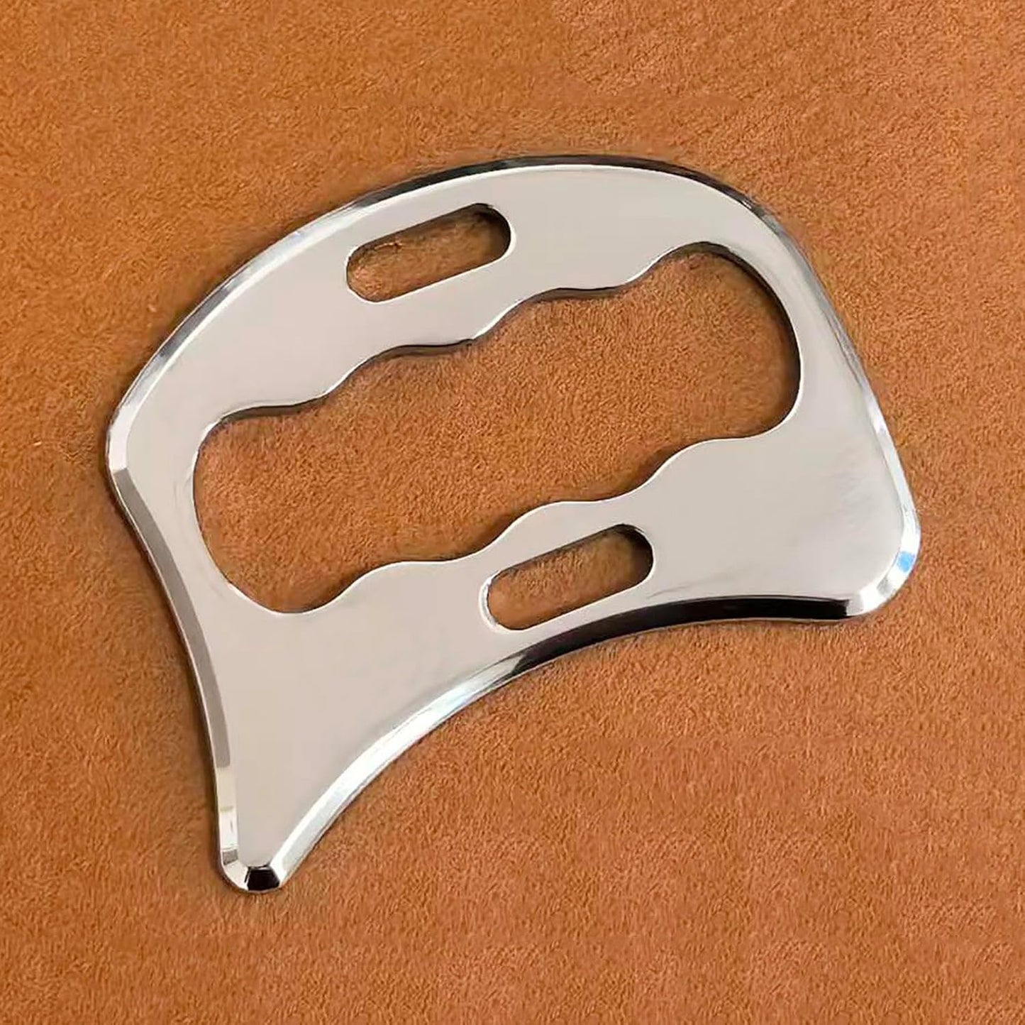 304Stainless Steel Gua Sha Derma Edge Massage Tools-Scraping Massage Tools,Muscle Scraper Tool (D2)