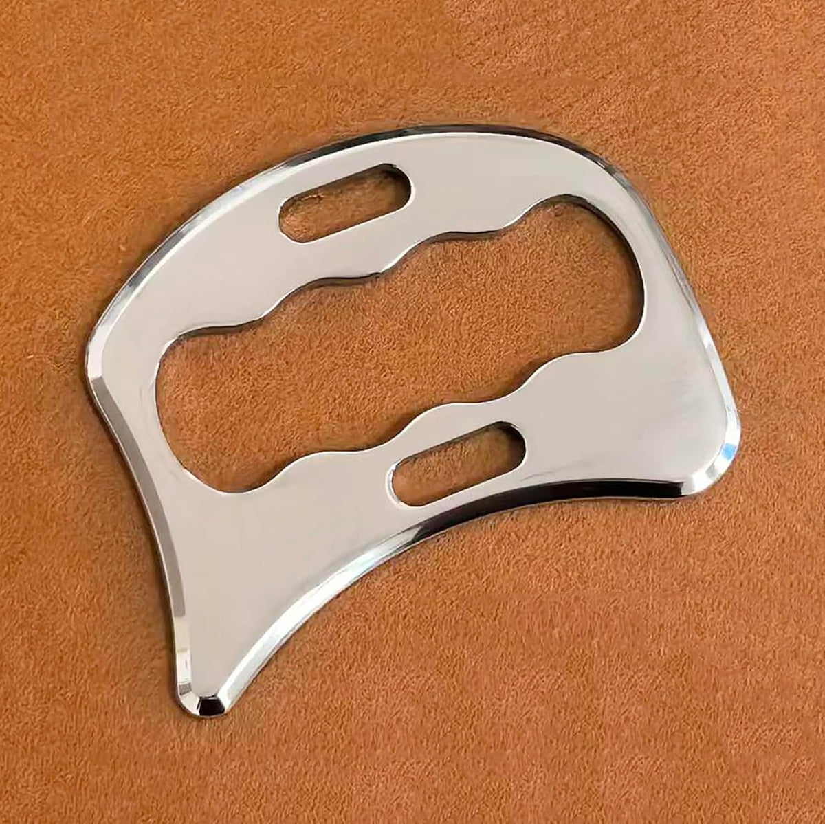 BYYDDIY Stainless Steel Gua Sha Derma Edge Massage Tools-Scraping Massage Tools,Muscle Scraper Tool (D2)