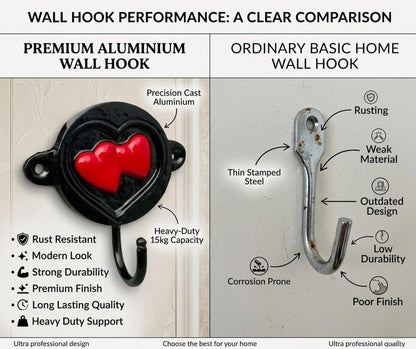 Aluminium Dog Paw Wall Hook for Wall Decor – Rustic Pet-Themed Coat Hook for Keys, Leashes, Towels, Hats & Bags – Decorative Heavy Duty Wall Mounted Hook for Entryway, Bathroom & Bedroom